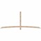 Ekena Millwork Bellingham Smooth Timber Gable Bracket, Douglas Fir, 108"W x 45"H x 3 1/2"D x 3 1/2"F, 10/12 Pitch GBW108X45X0404BEL00SDF - alternate 1